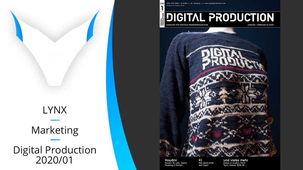LYNX | Marketing | Magazine | Digital Production Article & Cover 2020/01